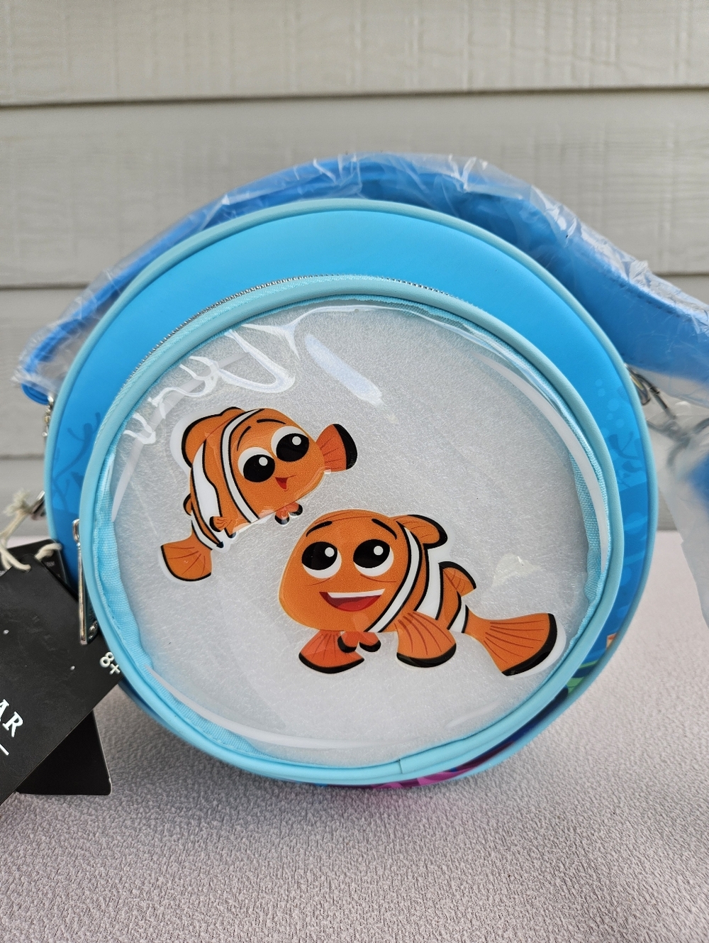 Loungefly Disney Pixar Finding Nemo Duo Bubble Crossbody Bag Purse Round Fish - Picture 2 of 8